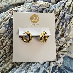 Gorjana Lou Huggies in Gold